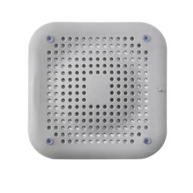 1pc Square Drain Hair Catcher, Hair Filter With Suction Cup, Sink Anti-Clog Filters, Tub Shower Floor Drain Plugs, Easy To Install, Suit For Bath (Color: Grey)